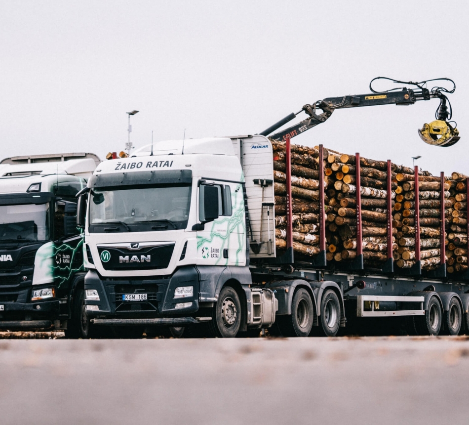 Medienos pervežimas | Apvalios medienos pervežimas, rąstų pervežimas | Medienos gabenimas ir pervežimas | Medienos transportavimas ir pervežimas | www.zaiboratai.lt |